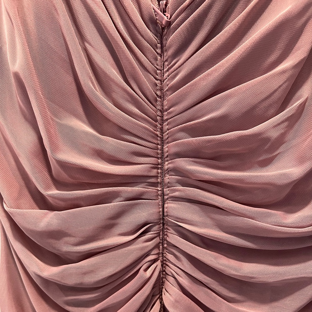 Azazie bridesmaid dress in dusty rose size A8 - Picture 6 of 11